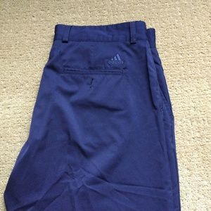 Adidas ClimaLite men golf pants. Size 34x34. Color navy blue